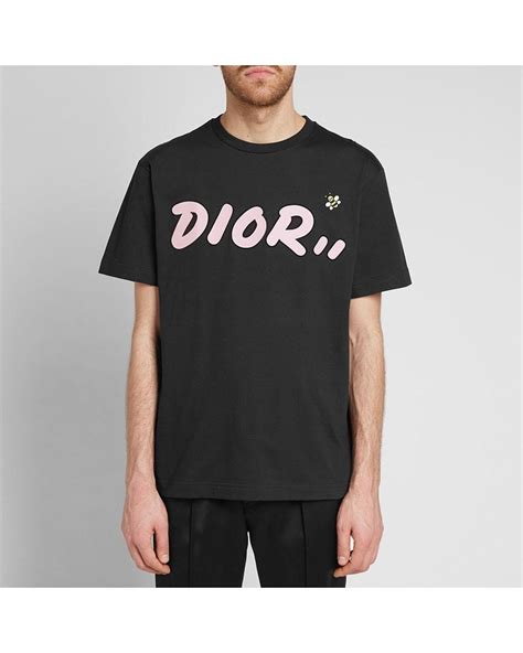 dior bumblebee t shirt|Shirt with Black Bee Embroidery White Cotton Poplin .